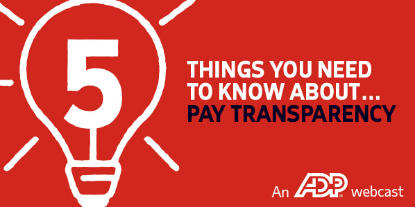 5 Things you need to know about...Pay tranparency